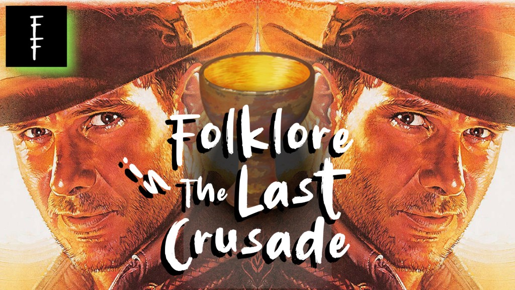 the holy grail with a mirrored indiana jones