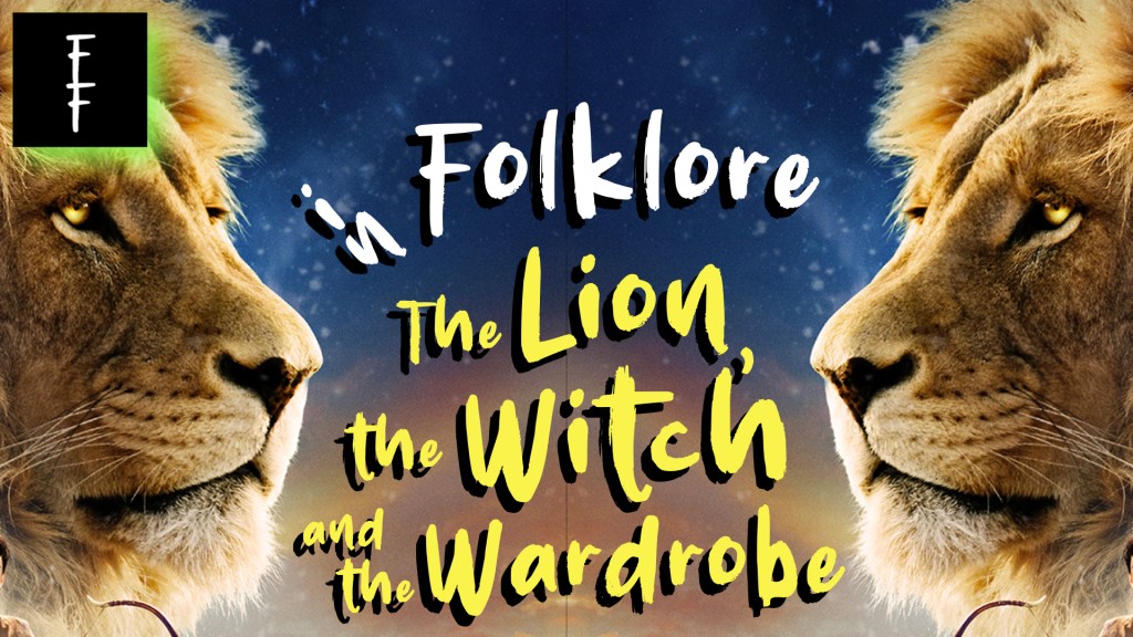 two lions facing each other