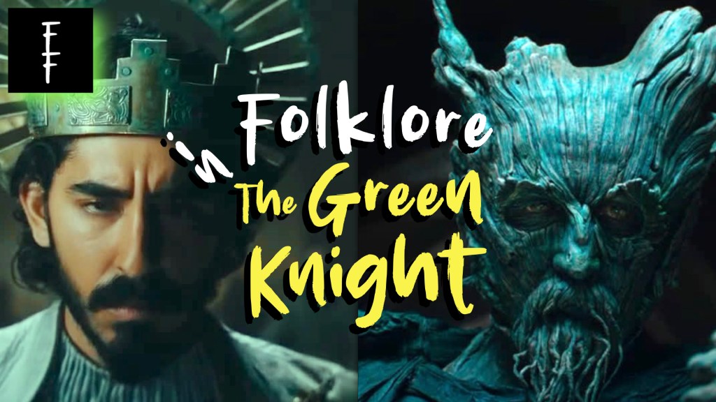 green knight cover, knight and the monster